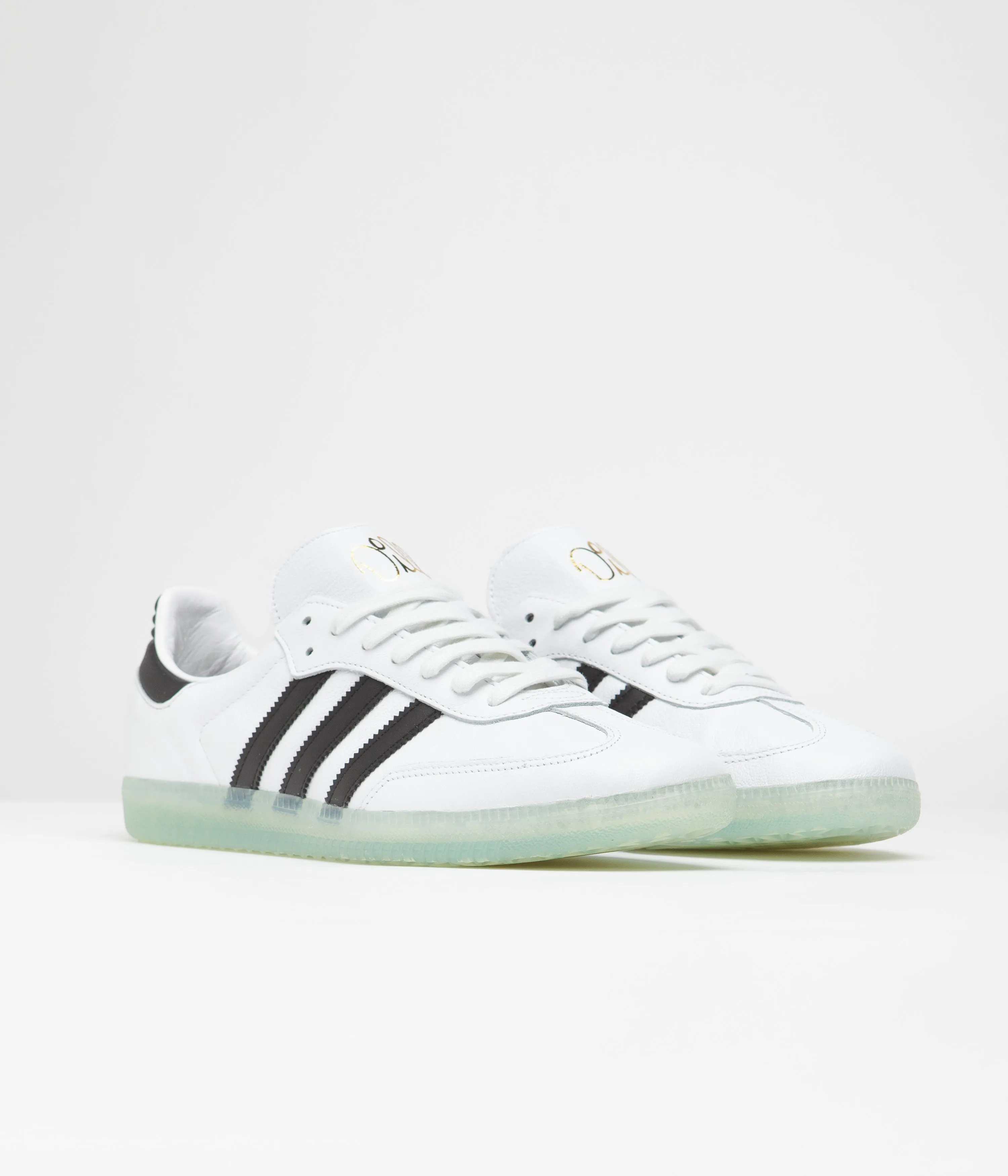Adidas Shoe Outlet Adidas x Dill Samba Shoes - FTWR White / Core Black / Gold Metallic