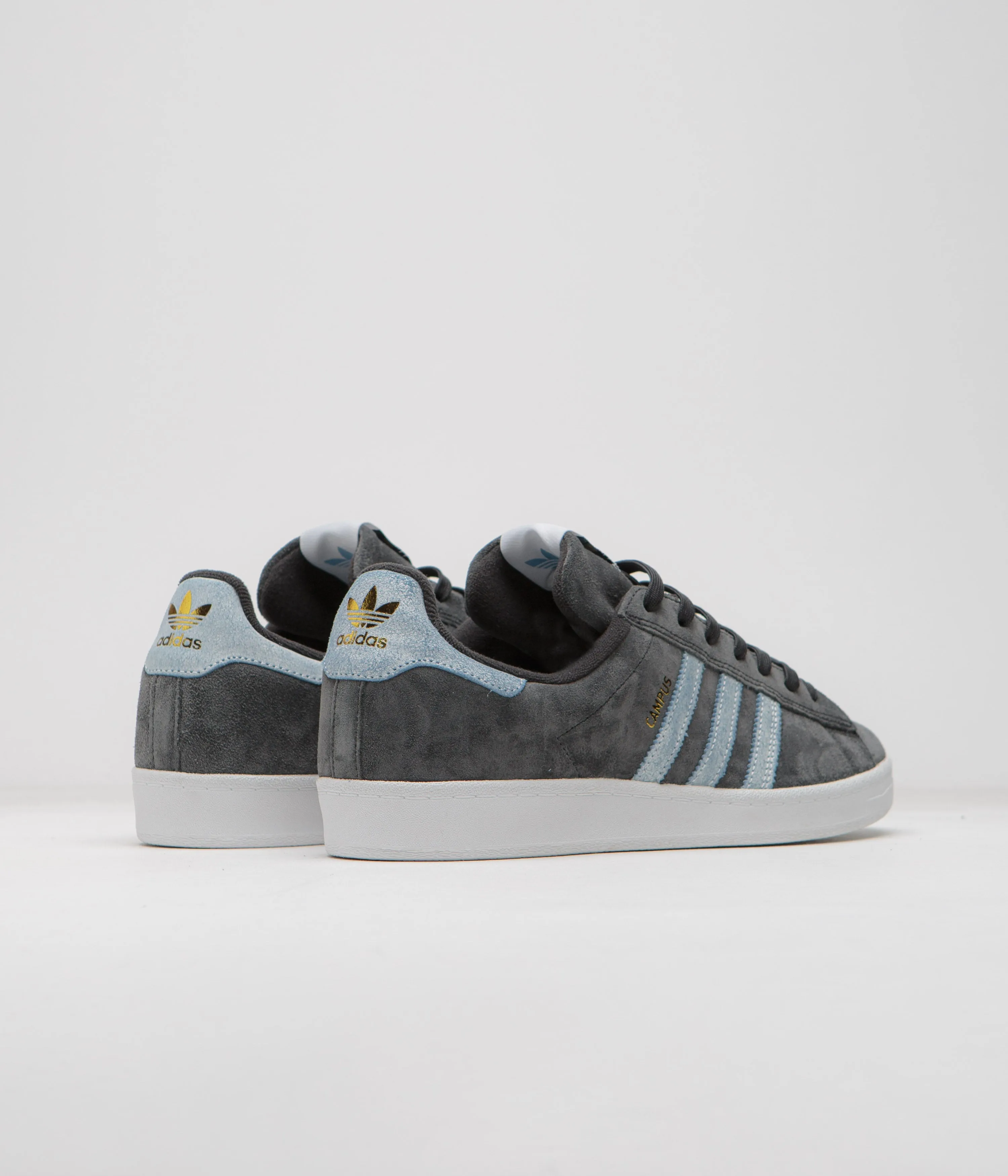 Adidas x Henry Jones Campus ADV Shoes - Carbon / Cloud White / Light Blue Adidas Megaride Shoes