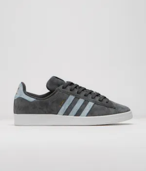 Adidas Mundial Turf Adidas x Henry Jones Campus ADV Shoes - Carbon / Cloud White / Light Blue