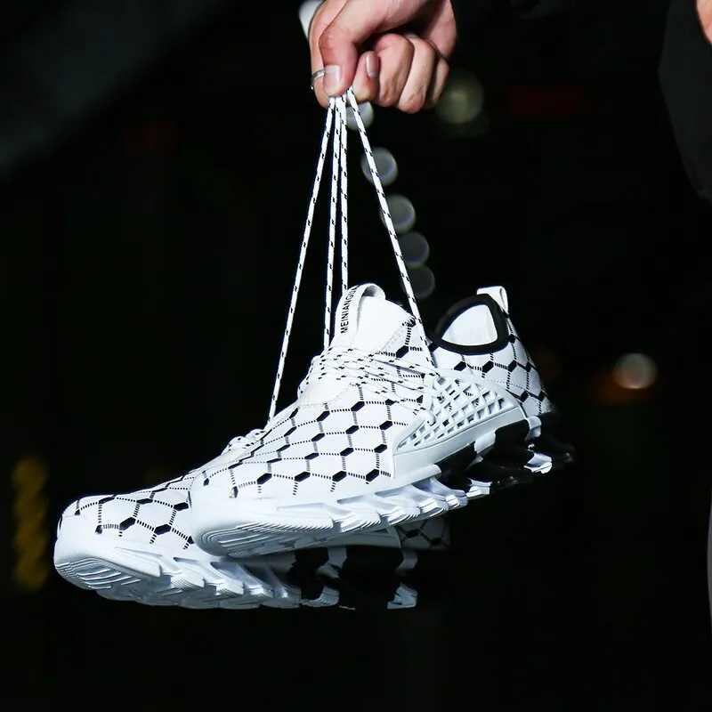 Best Boat Shoes For Flat Feet Men Casual Blade Shoes Mesh Sneakers Men Breathable Outoor Walking Flat Men Shoes Trainers Custom Logo Packing for Drop Shipping