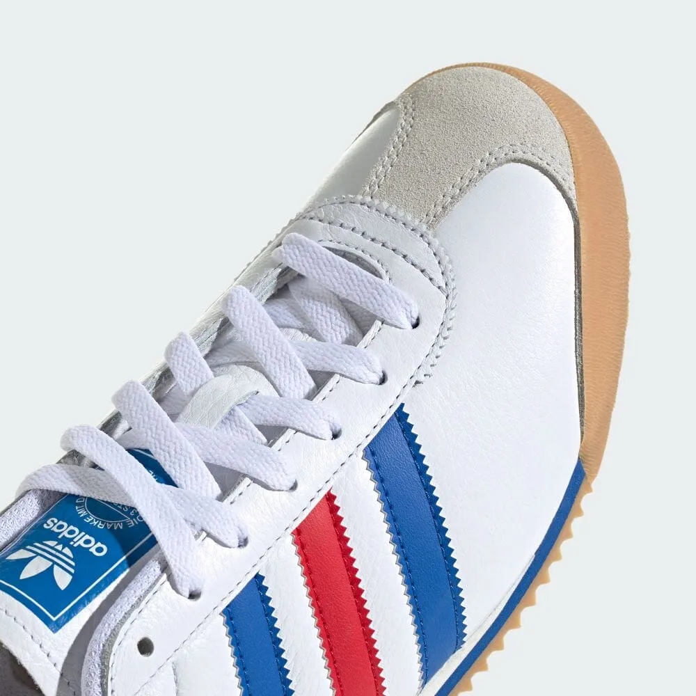 Adidas Shoes Leather Adidas K 74 White/Blue/Better Scarlet