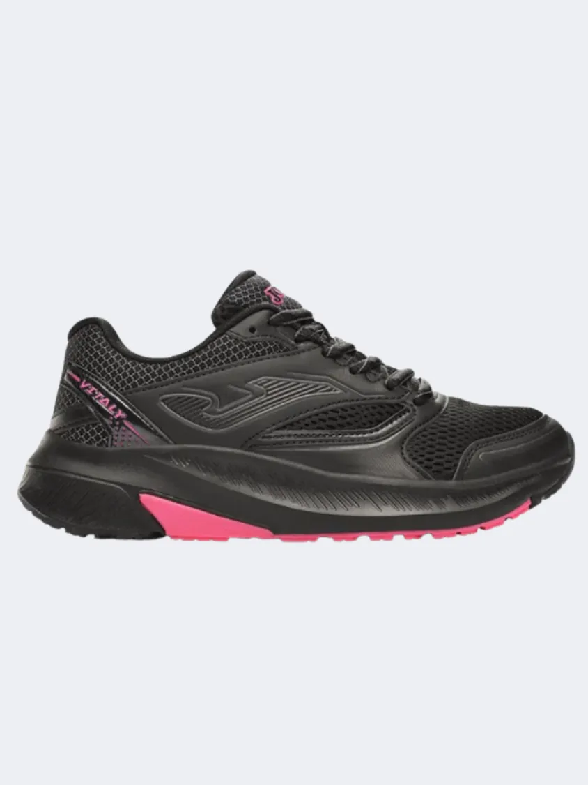 Joma Vitaly Women Running Shoes Black/Fuchsia Running Shoes Washington