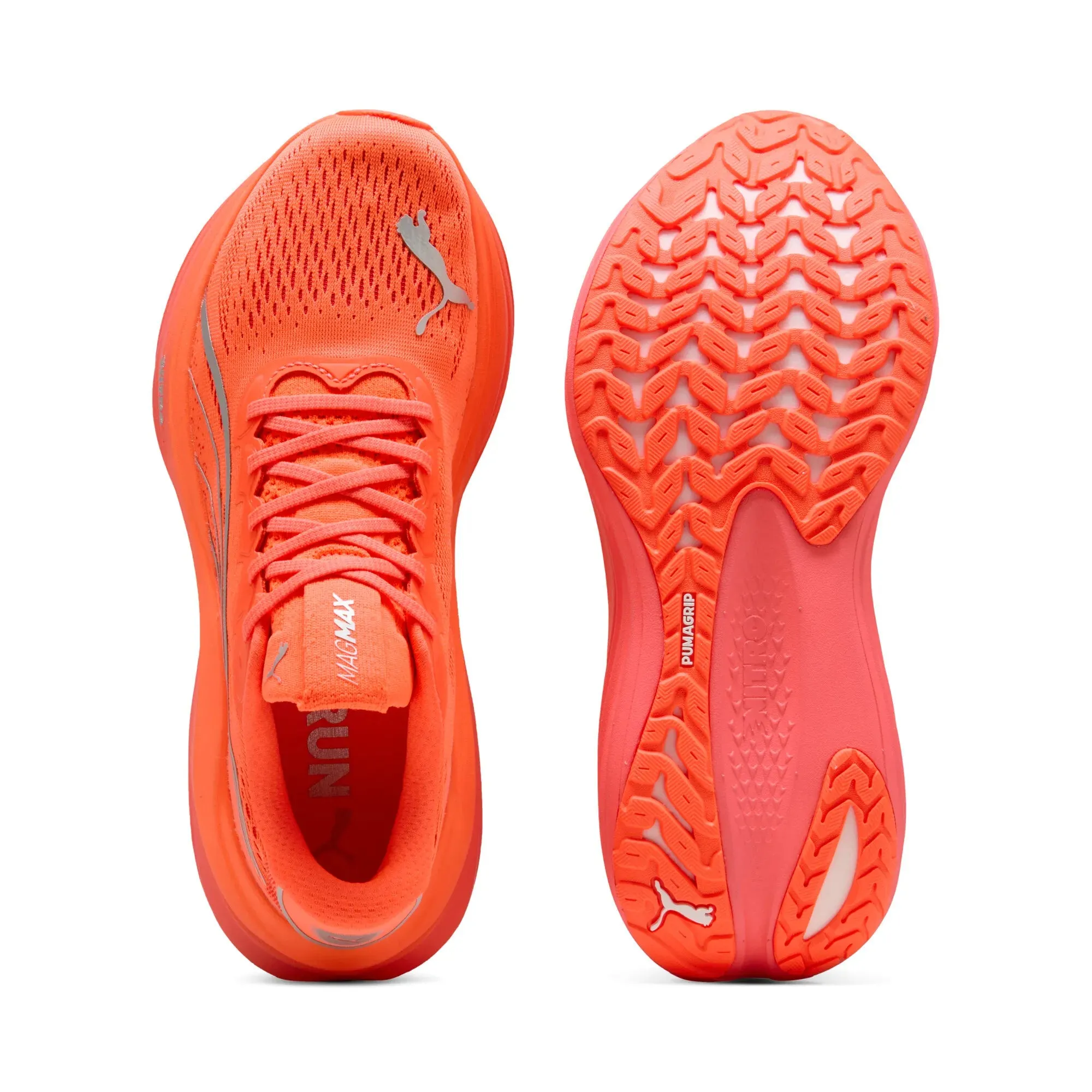 Puma MagMax NITRO Glowing Red-Peach Frost Men Asics Versablast 3 Running Shoes