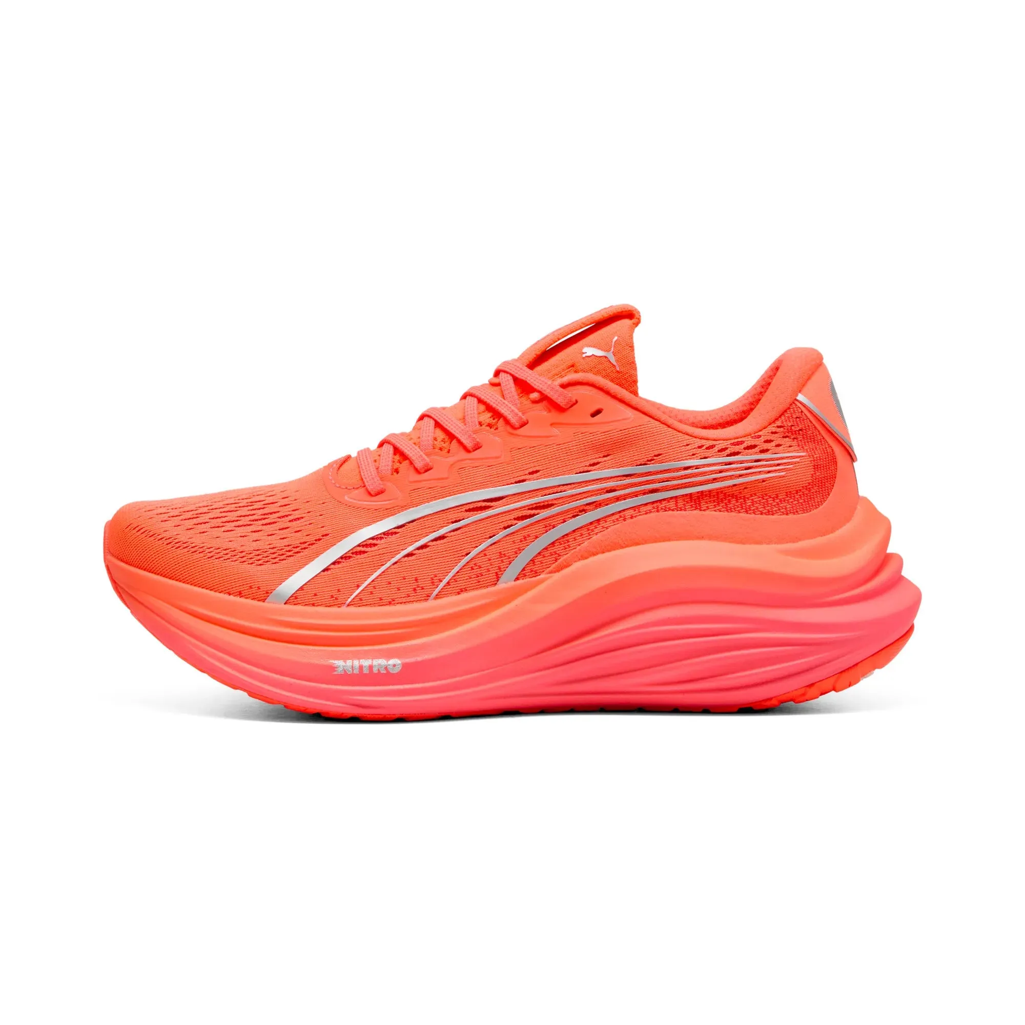 Most Cushioned Asics Running Shoes Puma MagMax NITRO Glowing Red-Peach Frost Men