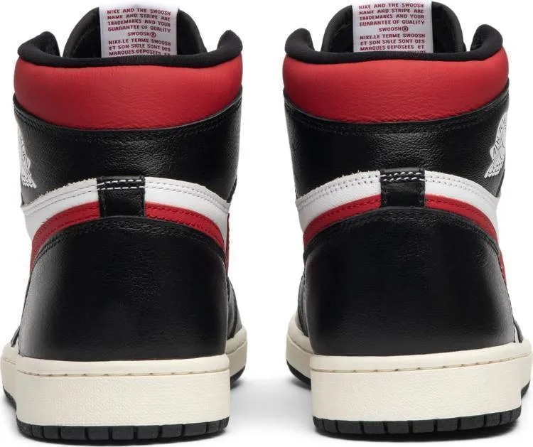 Nike Air Jordan 1 High White Black Red Shoes Basketball Men Sale Asics Shoes Vegan