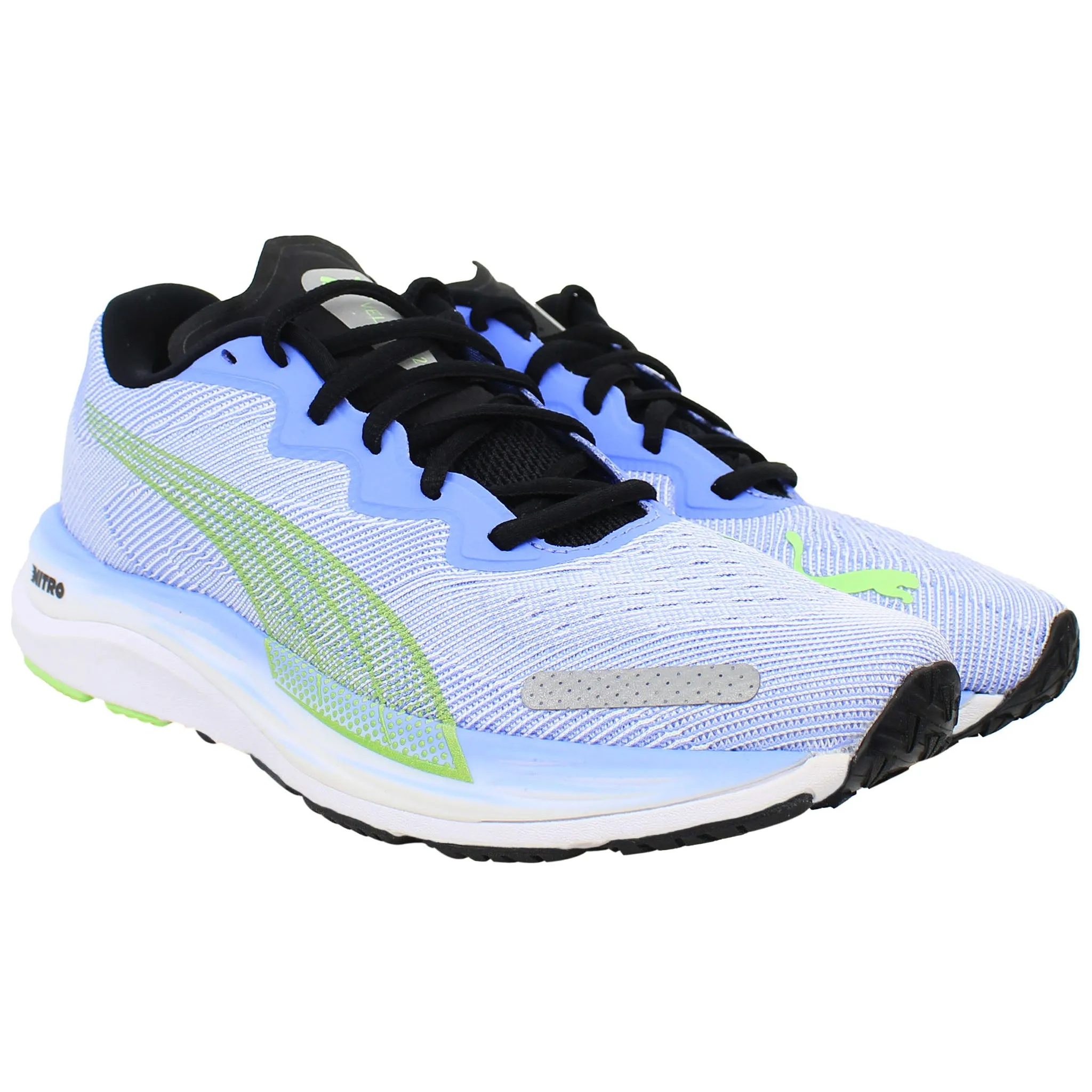 Asics No Tie Shoes Puma Velocity Nitro 2 Womens Blue Running Shoes