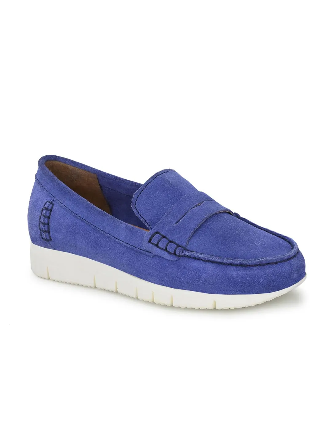 Alberto Torresi All Day Suede Thick Sole Loafer/ Sneaker for Women Sanuk Loafers
