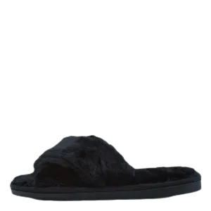Nike Calm Slides Alie Fluffy Slippers Black