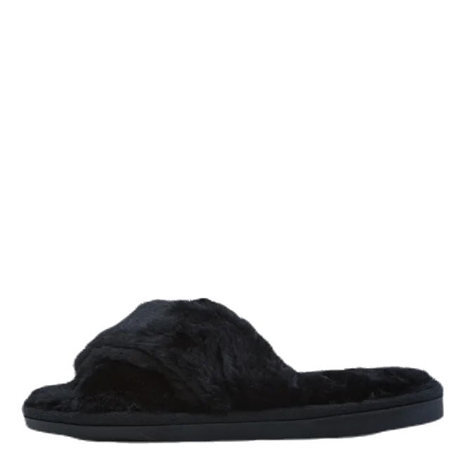 Alie Fluffy Slippers Black Eddie Bauer Slippers