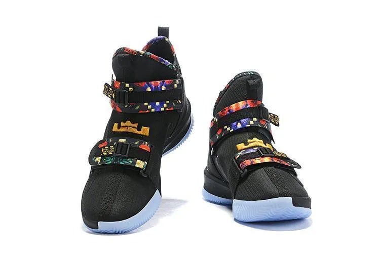 Nike Lebron Soldier XIII 13 Black Multicolor Men Sneaker Shoes Sale Size US 7-12 Asics Sale Shoes