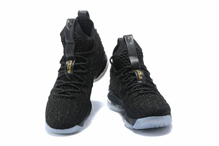 Nike Lebron XV 15 Black Gold Men Shoes Sale Size US7,8,8.5,9,10,11,12 Asics Shoes Sky Elite Ff