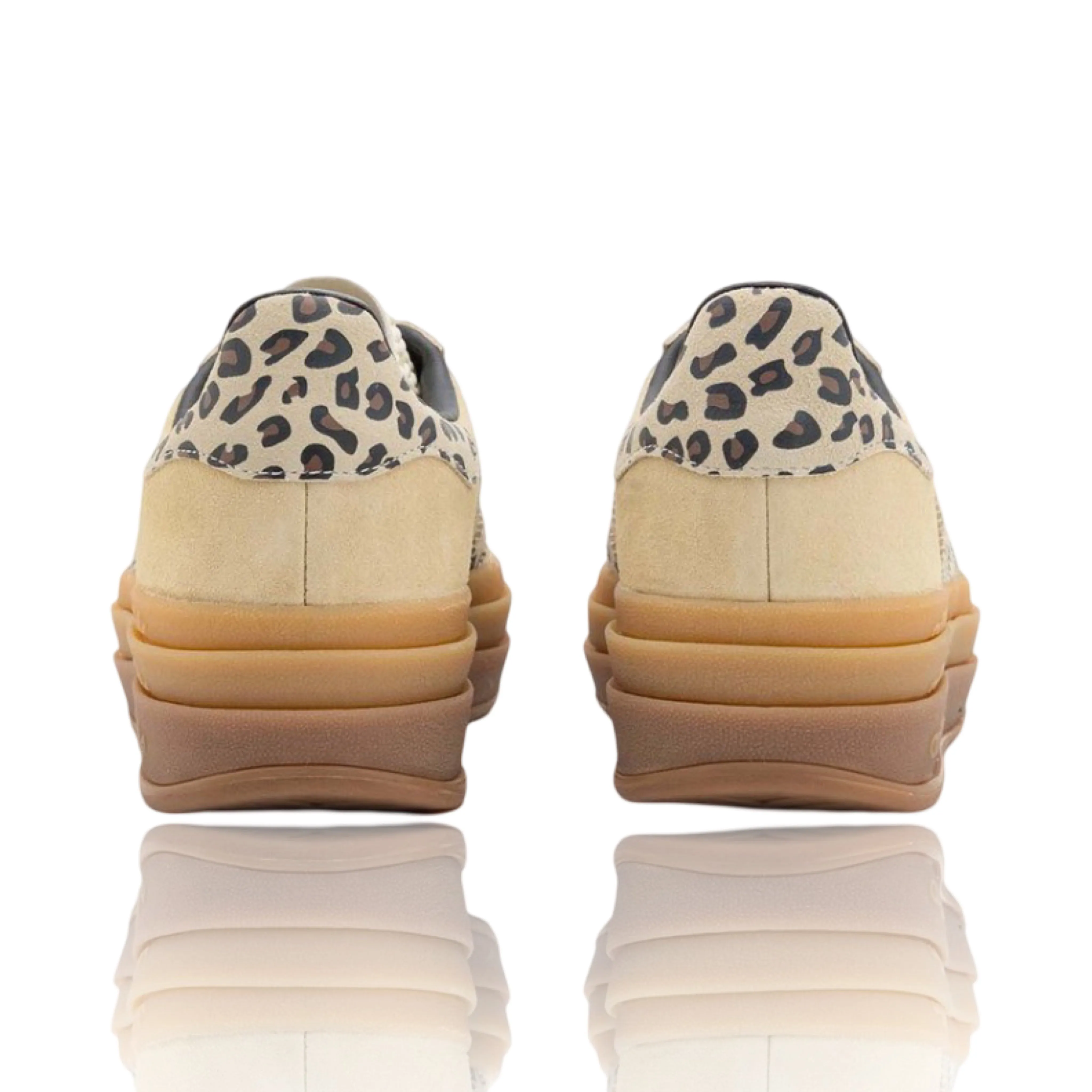 Adidas Gazelle Bold Cream Black Leopard Adidas Basketball Shoes Adizero