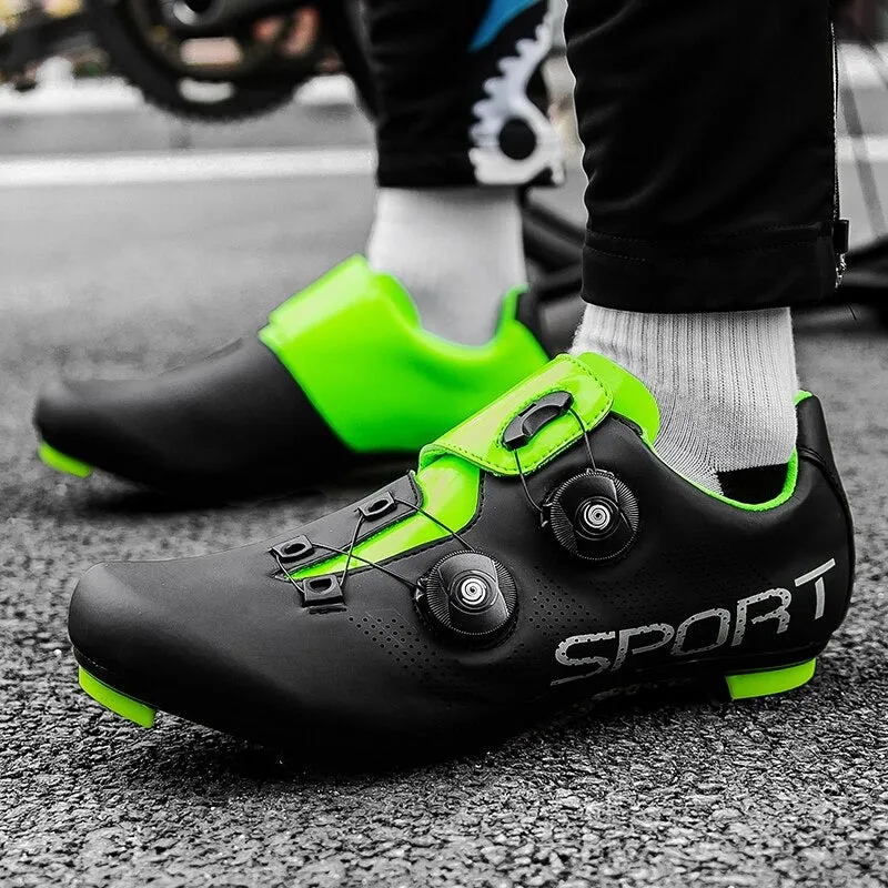 Bike Shoes Outdoor Sneakers Men Bicycle Cleat Shoes Wide Width Slip On Sneakers