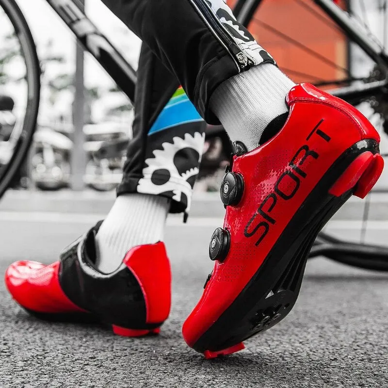 Bike Shoes Outdoor Sneakers Men Bicycle Cleat Shoes Bling Bling Sneakers