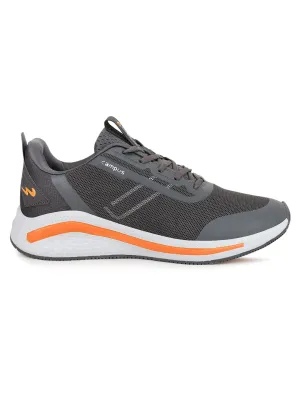 Squatting In Running Shoes NEWCITY Grey Men's Running Shoes