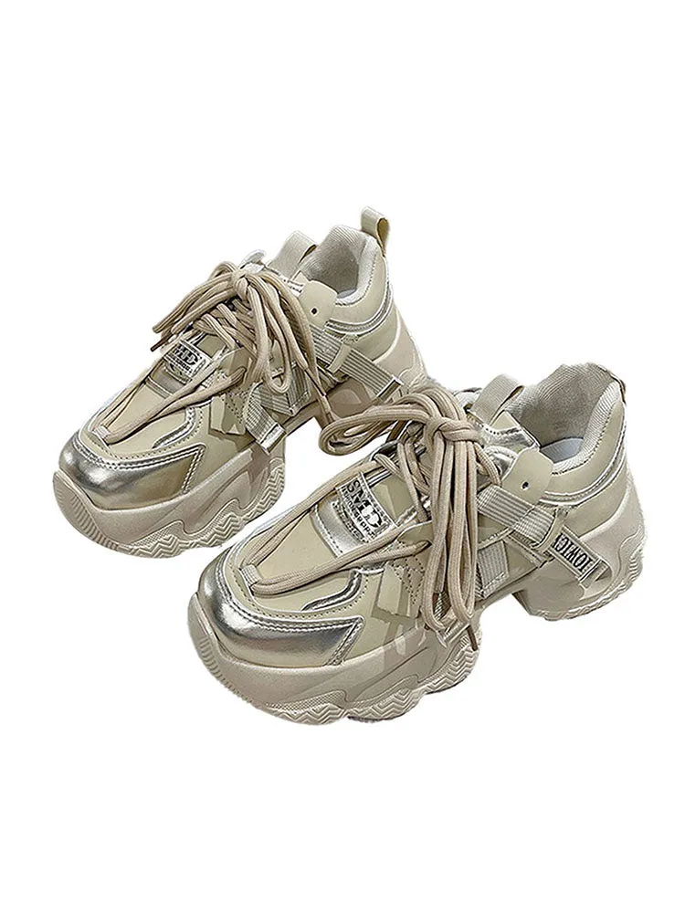 Women'S Fashion Thick Sole Sneakers Best Running Shoes Wide