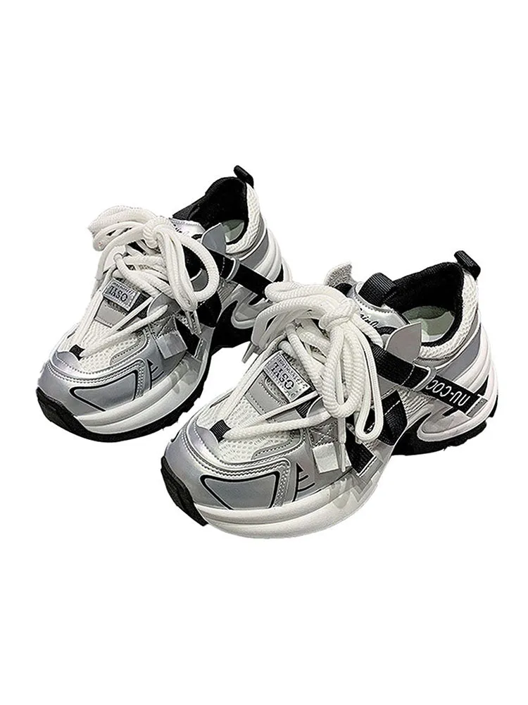 Women'S Fashion Thick Sole Sneakers Boys Running Shoes