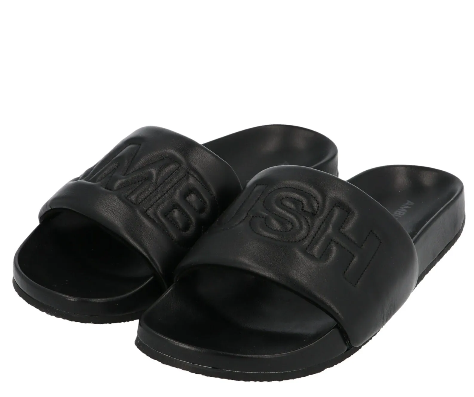 Ambush Logo Quilted Slides Custom Sandals