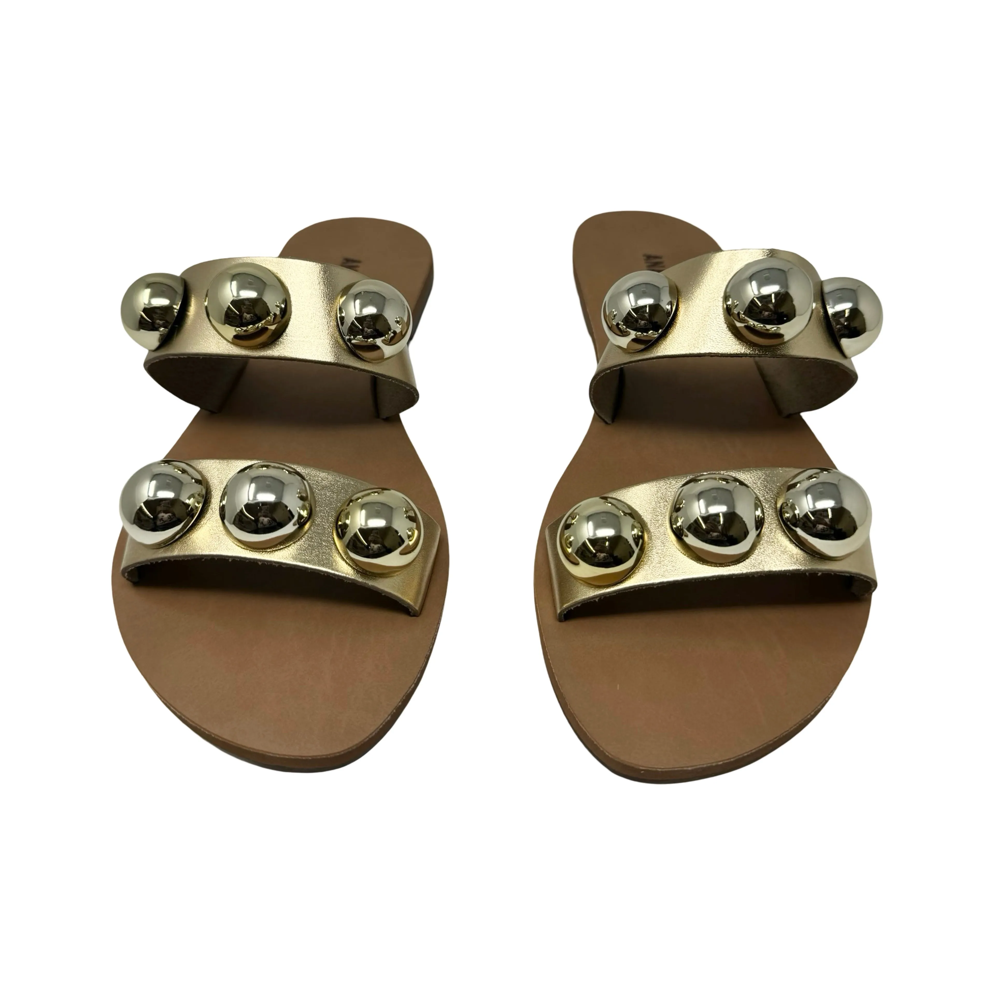 ANACAPRI Metallic Studded Sandals Outwoods Sandals