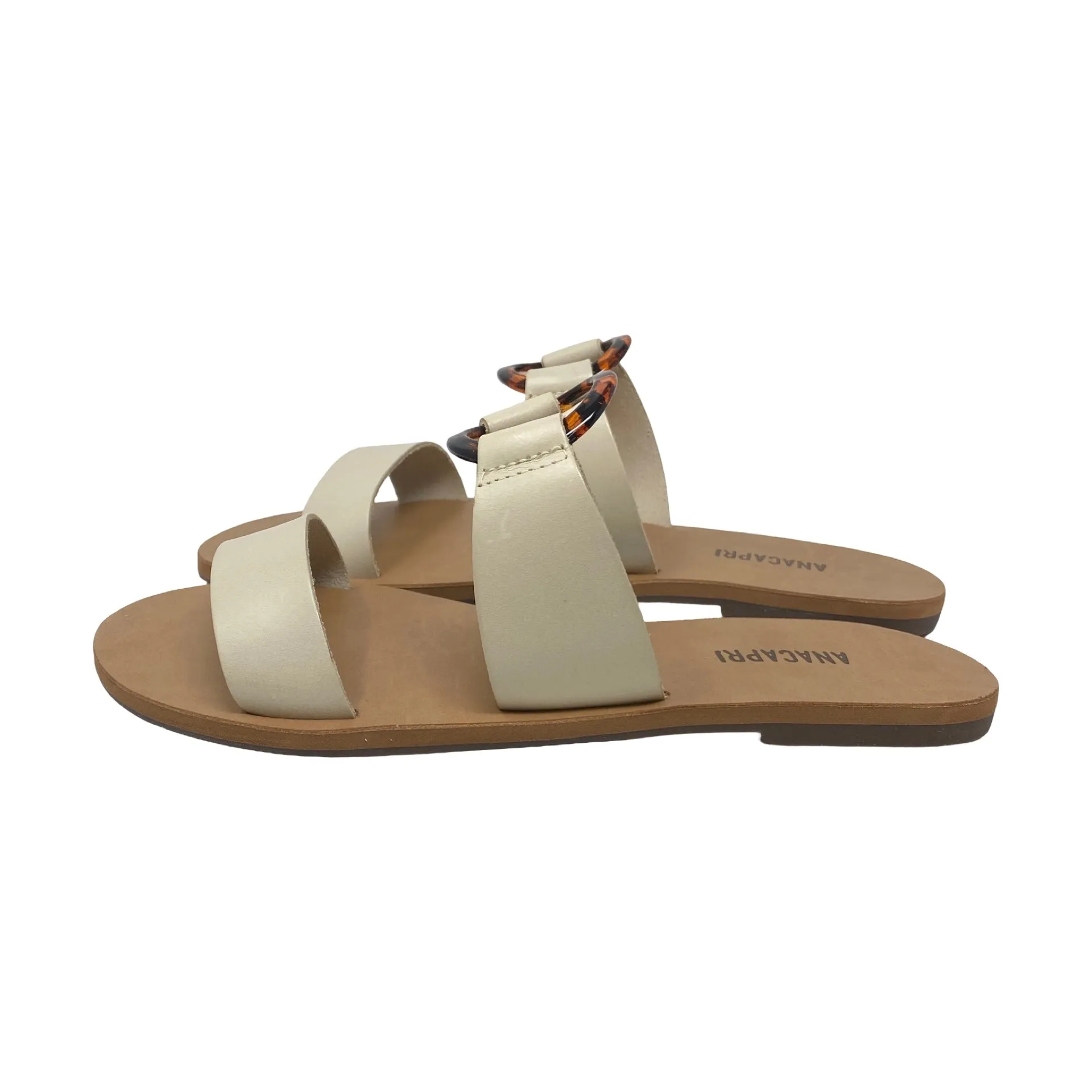 Sandals Geta Names ANACAPRI Tortoise Shell Ring Sandals