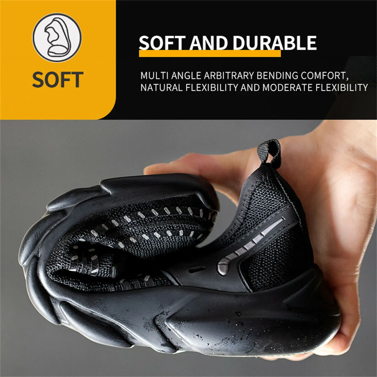 Insulated And Waterproof Work Boots Anti-Pierce Work Safety Steel Toe Boot Lightweight Breathable Construction Boots