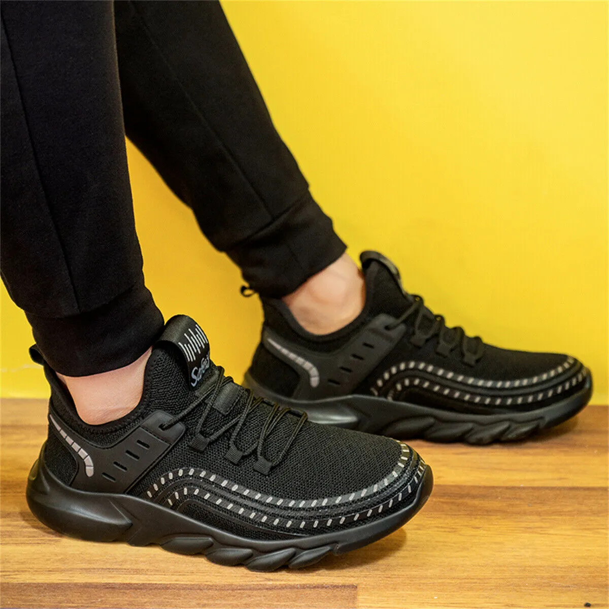 Work Boots Clearance Sale Near Me Anti-Pierce Work Safety Steel Toe Boot Lightweight Breathable Construction Boots