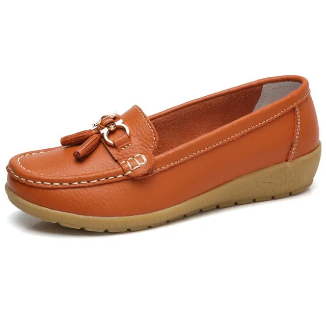 Loafers Croco Apartamentos primavera Mulheres Sapatos Mulheres Apartamentos Mocassins de Couro Genuno Deslizamento Em Mocassins Mocassins Femininos Sapatos Plus Size das Mulheres 35 -44