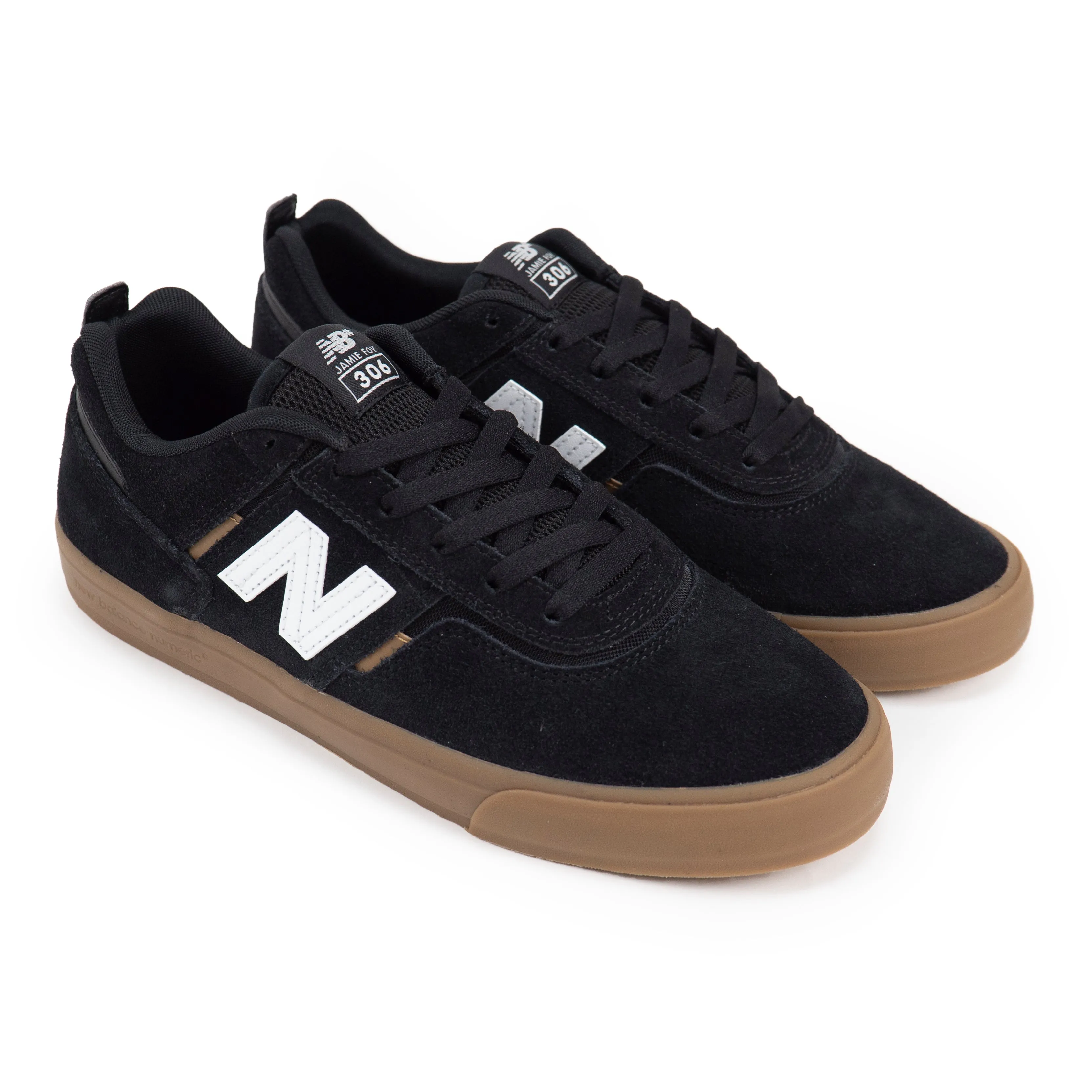 New Balance Numeric NM306 Jamie Foy Shoes - Black / Gum Men's New Balance Athletic Shoes