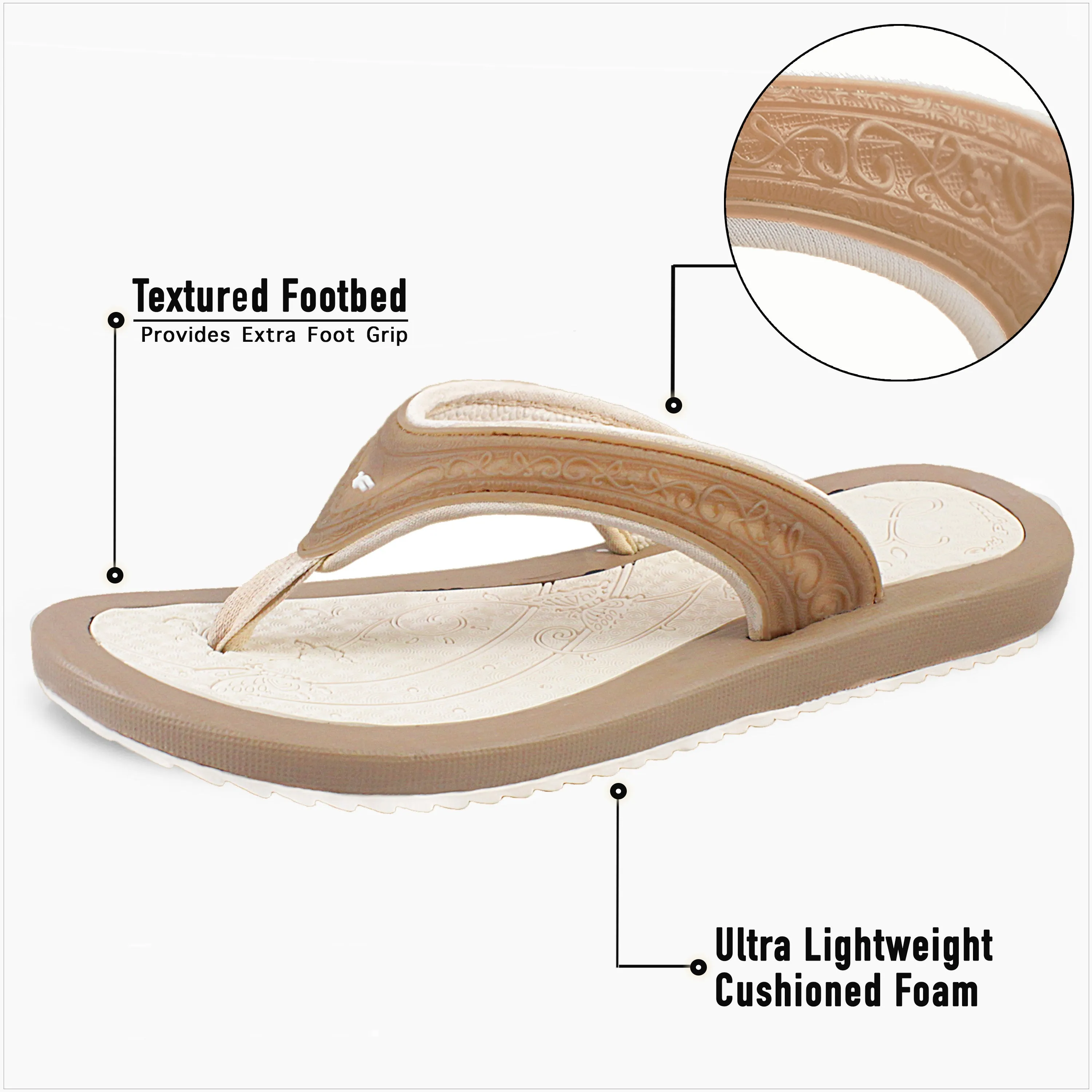 Flip Flops For Wedding Reception Guests Breeze: 8521 Sand