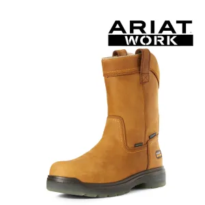 Lightweight Leather Work Boots ARIAT Men's Turbo Pull On 10032610