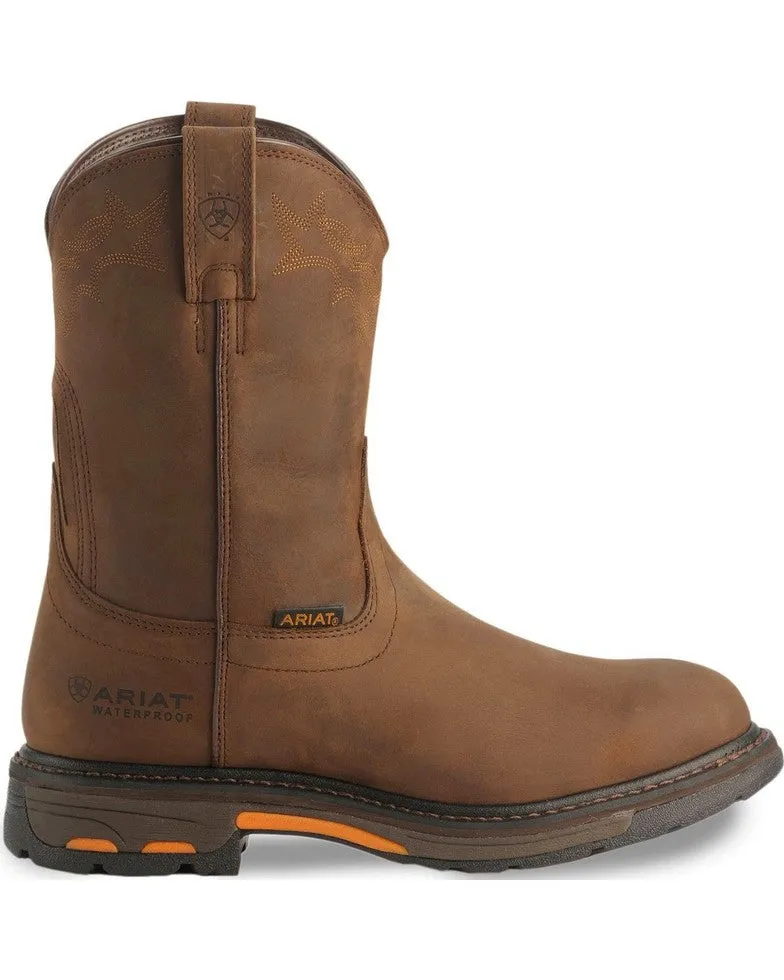 Working Boot ARIAT Men's Workhog 10 Inch Waterproof 10001198