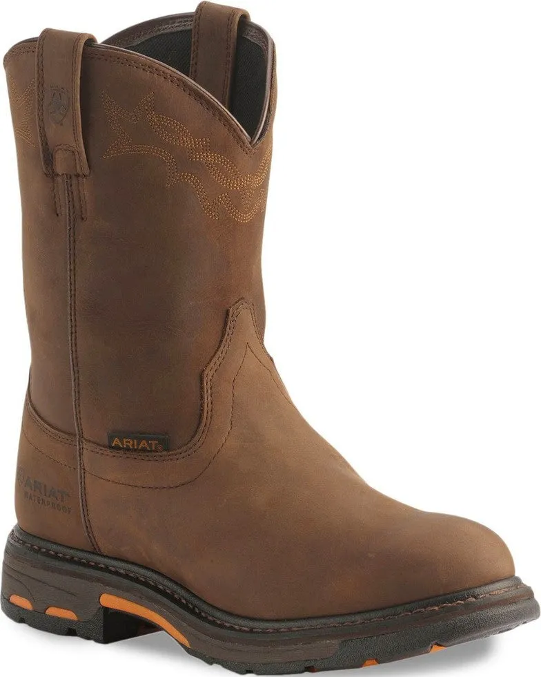 ARIAT Men's Workhog 10 Inch Waterproof 10001198 Best Black Friday Deals On Work Boots