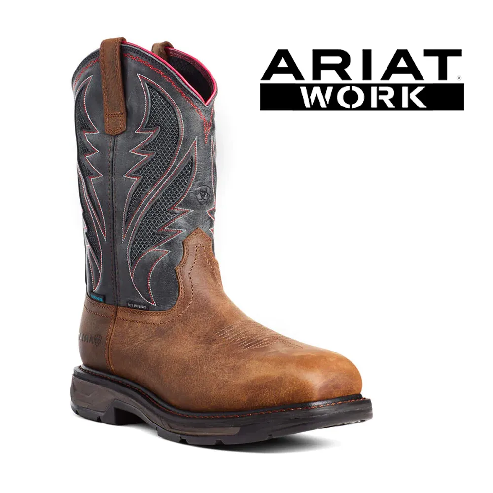 ARIAT Men's Workhog XT Venttek Waterproof Carbon Toe 10036005 Raider Work Boots