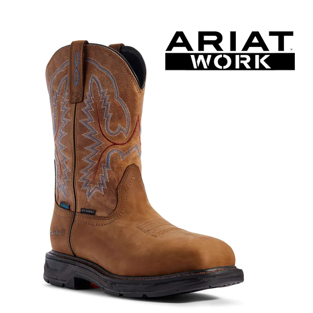 Composite Moc Toe Work Boots ARIAT Men's Workhog XT Waterproof Carbon Toe 10031483
