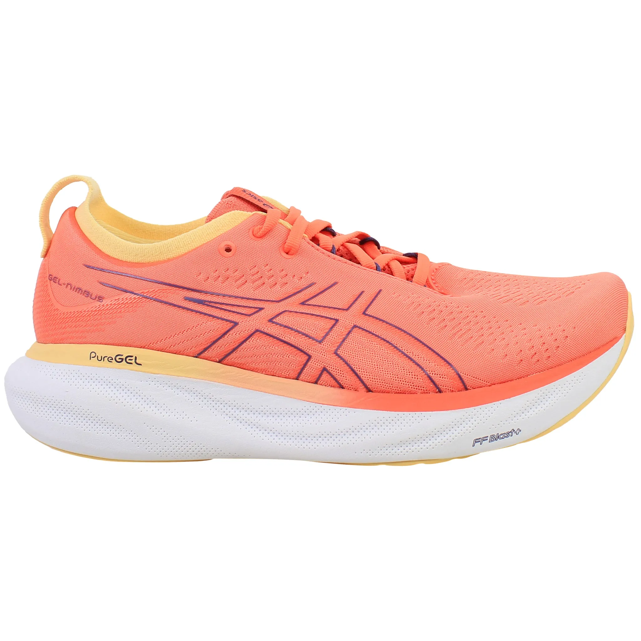 Asics Gel-Nimbus 25 Womens Orange Running Shoes Asics Running Shoes Factory Outlet