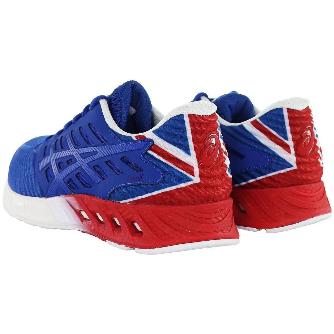 Asics FuzeX Country Pack Mens Blue Trainers Chunky Shoes Asics