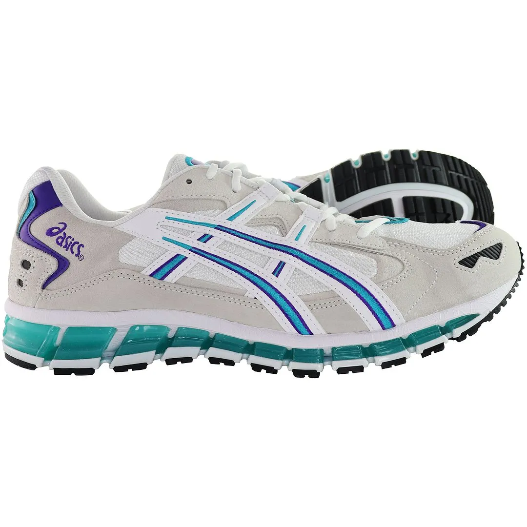 Asics Gel-Kayano 5 360 Mens White/Blue Trainers Asics Jogging Shoes Malaysia