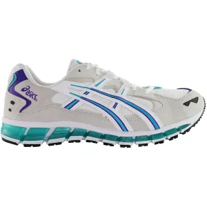 Asics Gel-Kayano 5 360 Mens White/Blue Trainers Asics Haikyuu Volleyball Shoes
