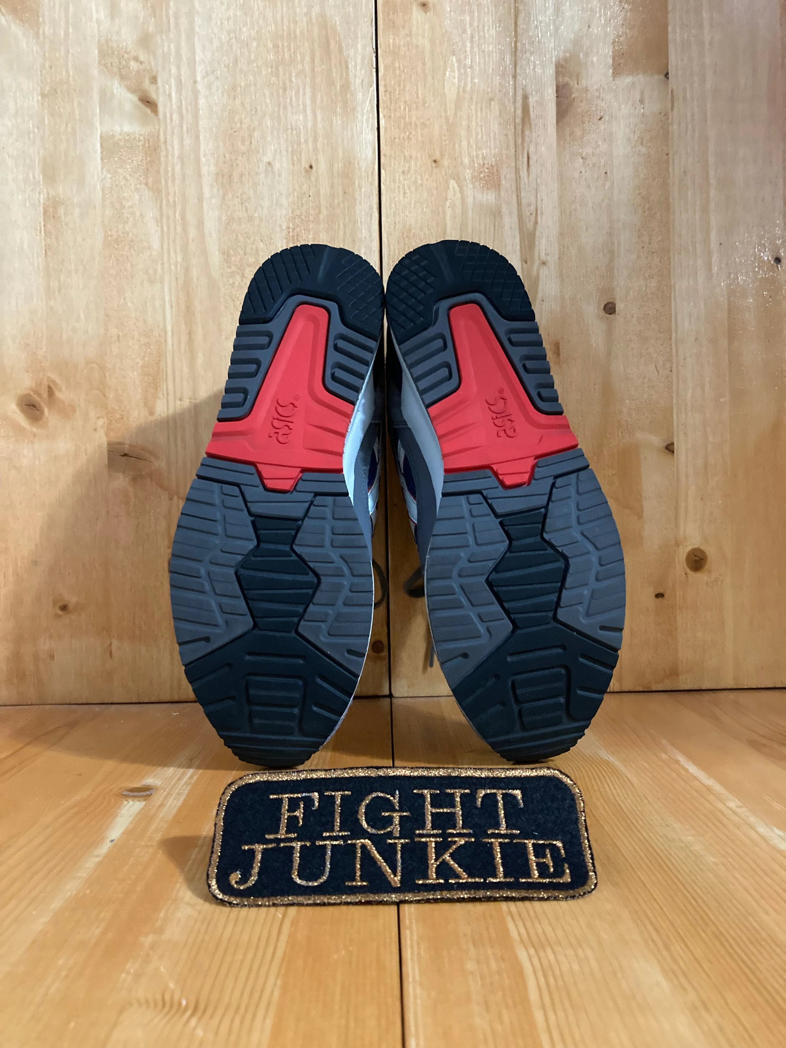 ASICS GEL LYTE III 3 Men Size 10 Suede & Mesh Running Training Shoes Sneakers Gray & Blue H306N Asics Most Cushioned Shoe