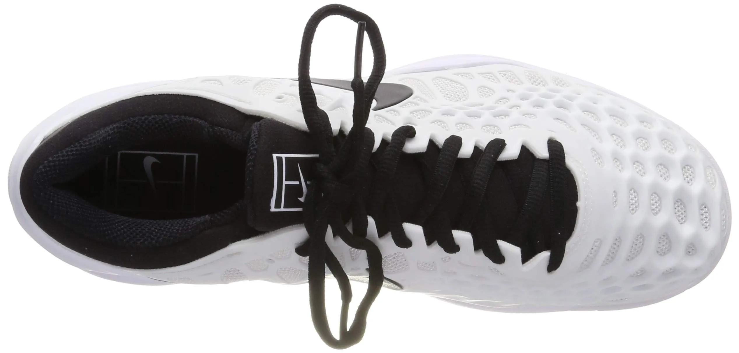 Nike Mens Zoom Cage 3 Tennis Shoes (8 M US) White/Black Asics Gel Noosa Tri 11 Running Shoes