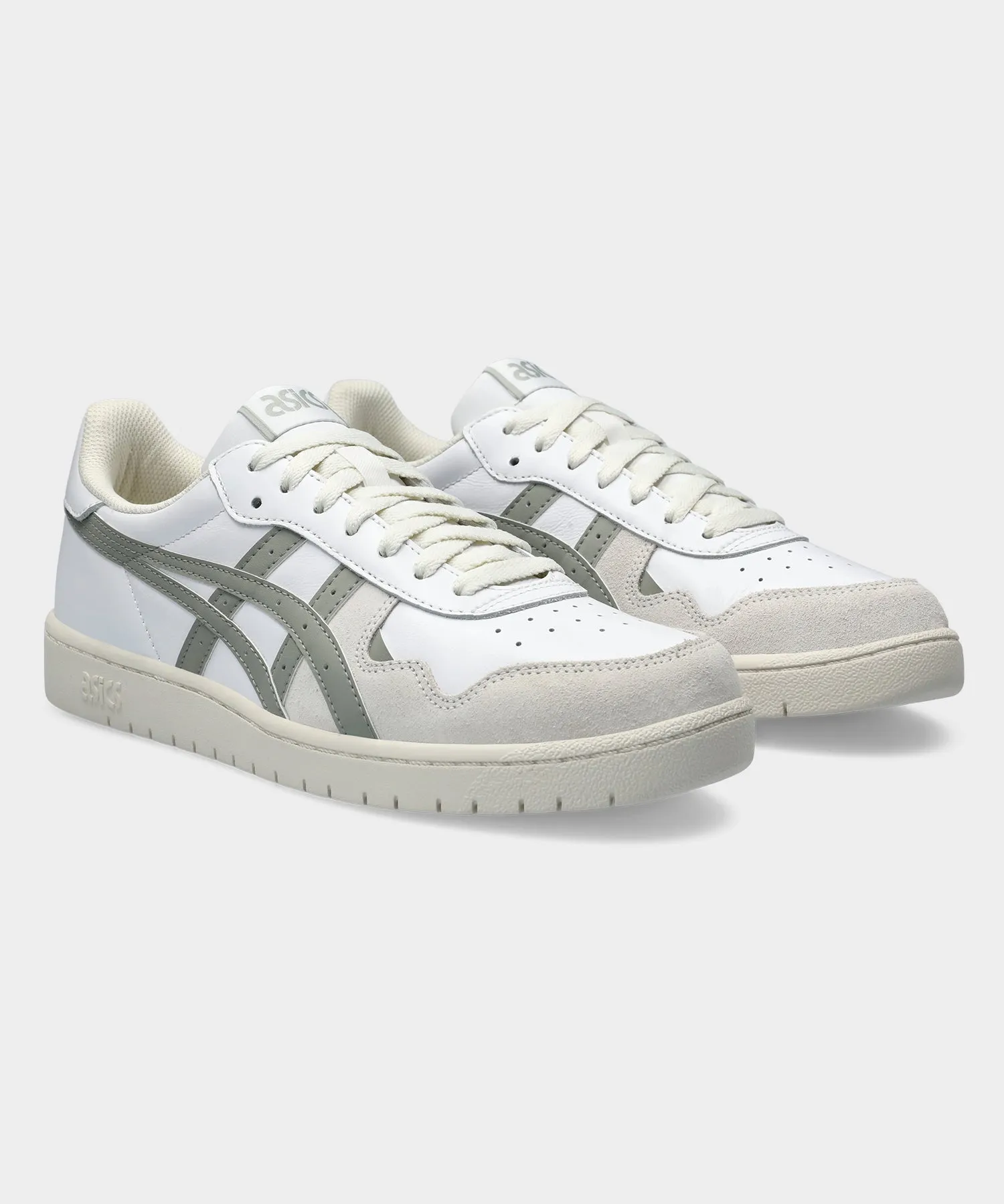 Asics Japan S in White   Seal Grey Asics Steel Toe Work Shoes