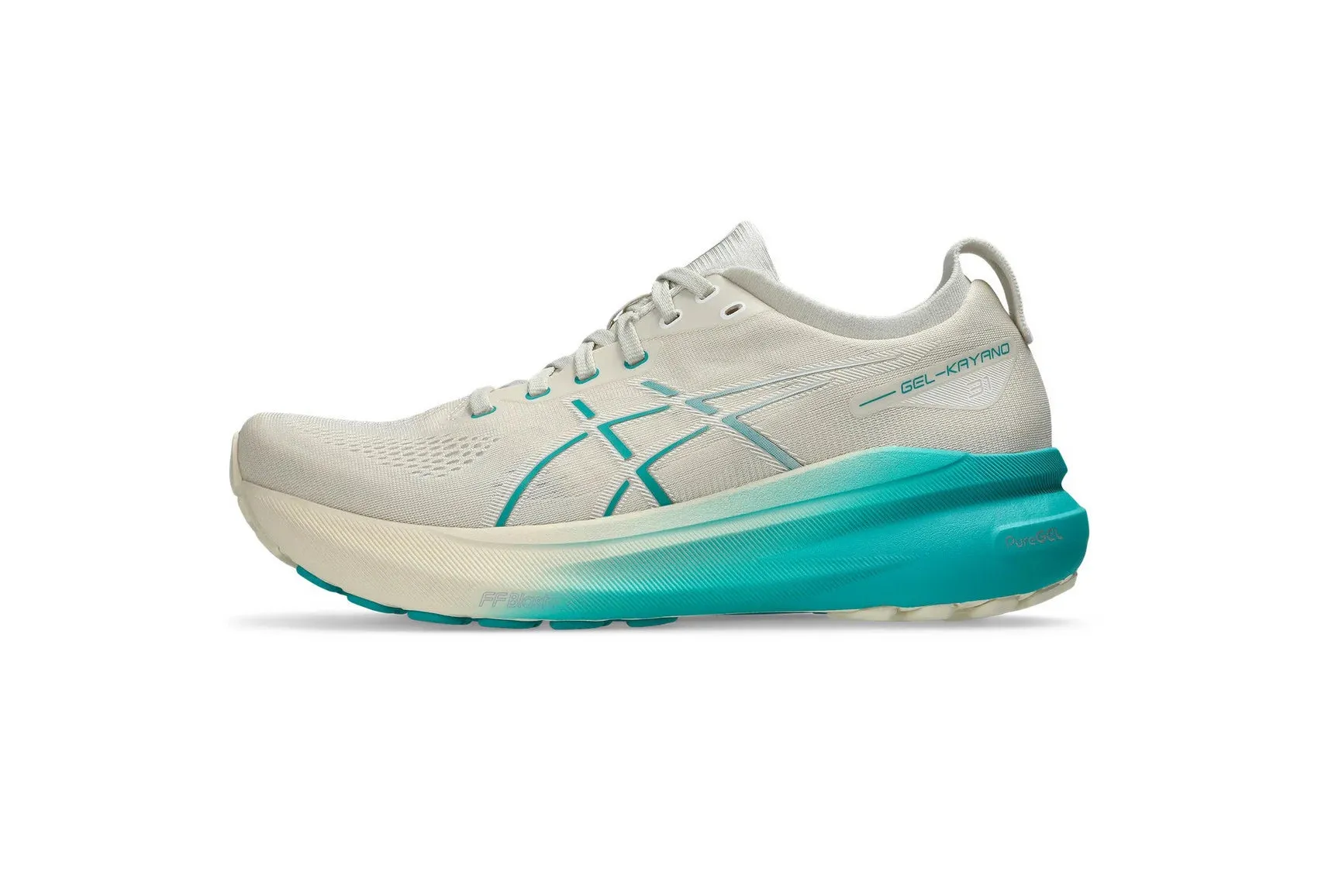 Asics Running Shoes At Kohls Asics Men's GEL-KAYANO 31 Running Shoes in Birch/Wave Teal