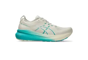 Asics Men's GEL-KAYANO 31 Running Shoes in Birch/Wave Teal Best Asics Netball Shoes