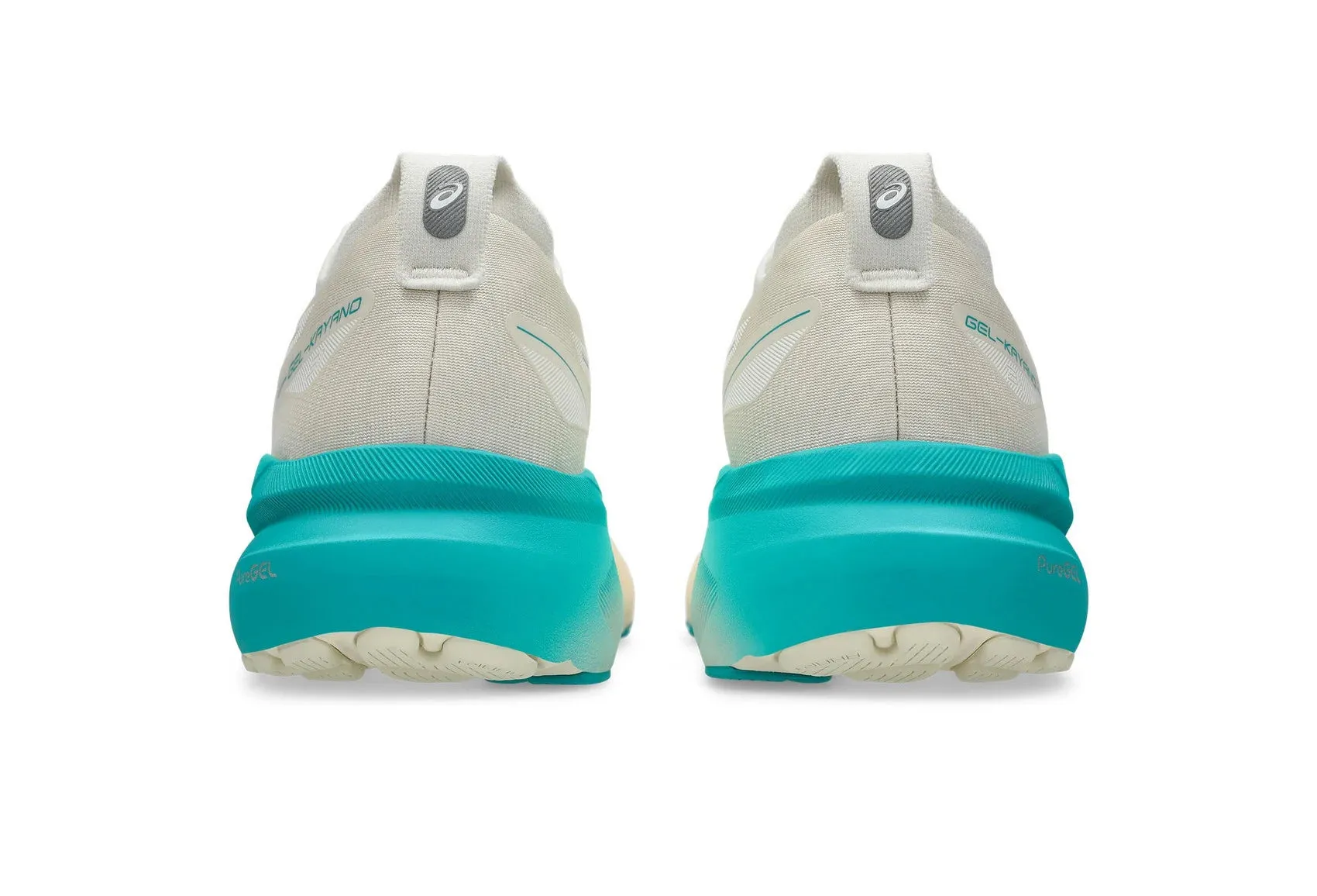 Asics Men's GEL-KAYANO 31 Running Shoes in Birch/Wave Teal Asics Work Shoes