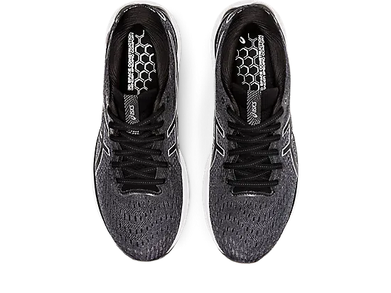 Asics Megablast Running Shoes Asics Men's Gel-Nimbus 24 Extra Wide (4E) Running Shoes in Black/White