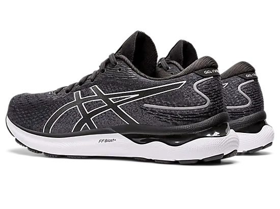 Asics Gel-nyc Casual Shoes Asics Men's Gel-Nimbus 24 Extra Wide (4E) Running Shoes in Black/White
