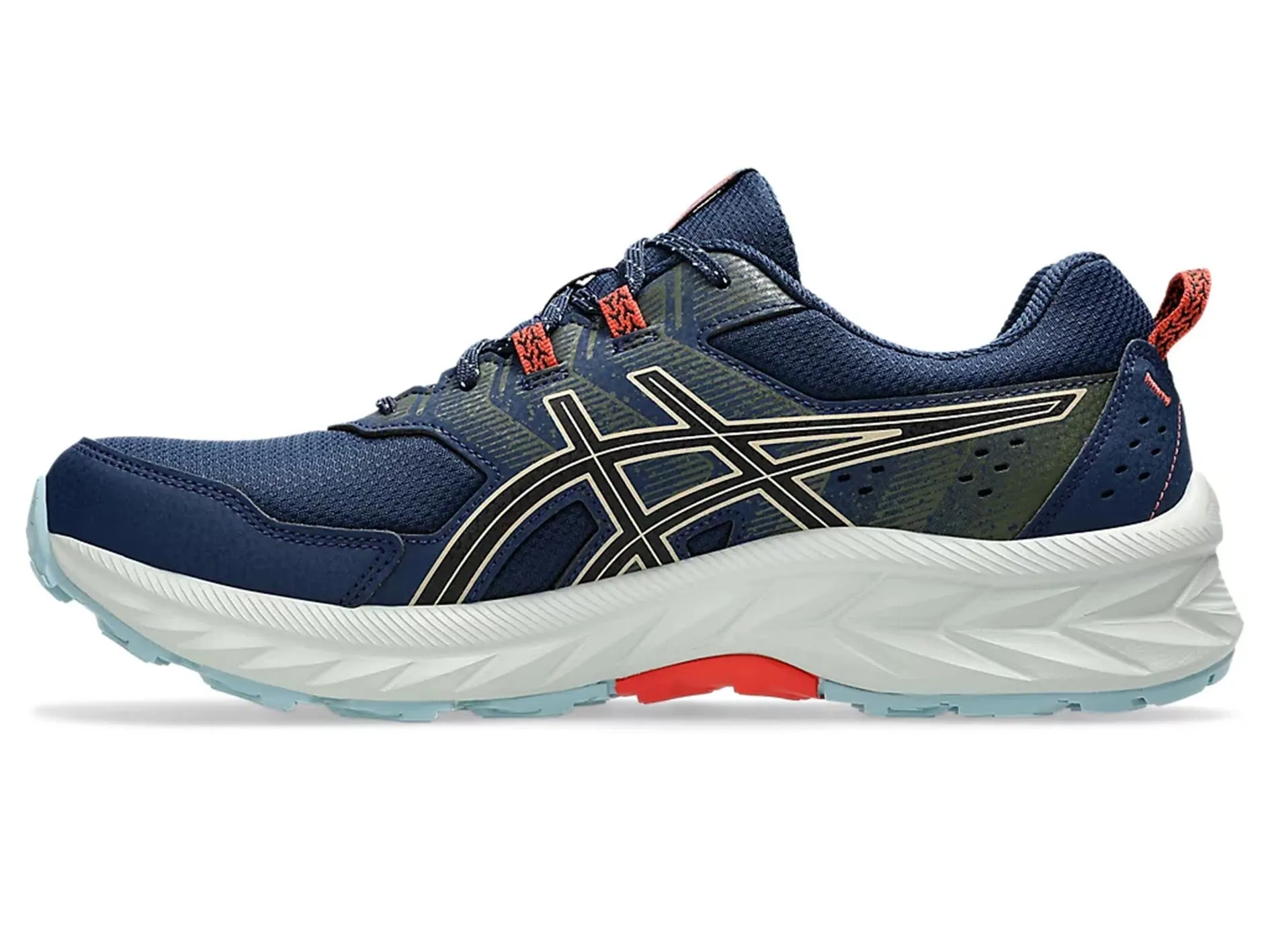 Asics Mens Gel Venture 9 (4E Width) <br> 1011B488 408 Asics Amplica Running Shoes