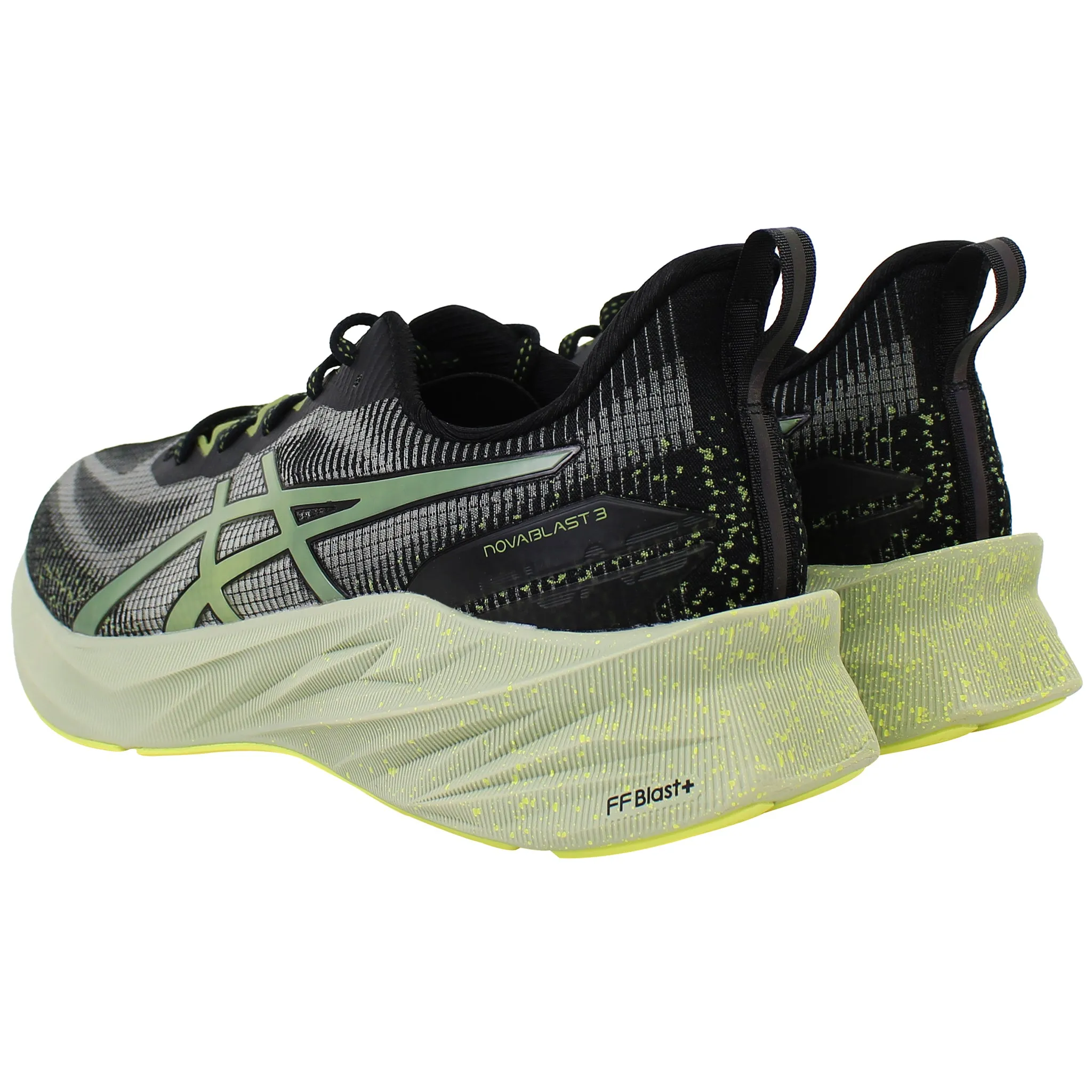 Asics Novablast 3 LE Mens Black Running Shoes Asics Tempo Run Shoes