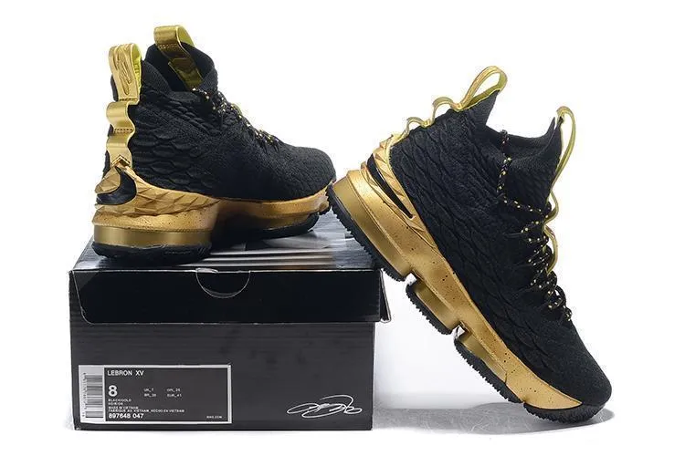 Asics Gel-venture 5 Running Shoe Nike Lebron XV 15 Black Gold Men Shoes !!! CYBER MONDAY SALE !!!