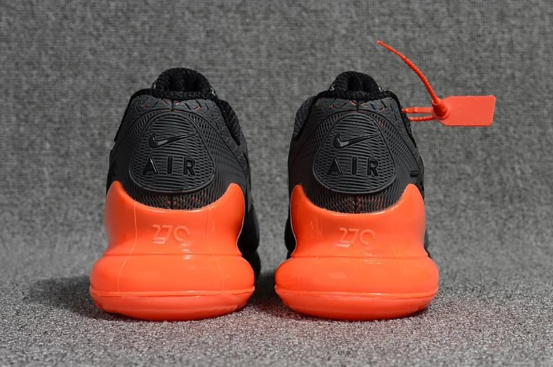 Nike Air Max 270 Black Orange Sneaker Shoes Sale Men Women Size 5.5 - 11 Asics Trail Scout Shoes
